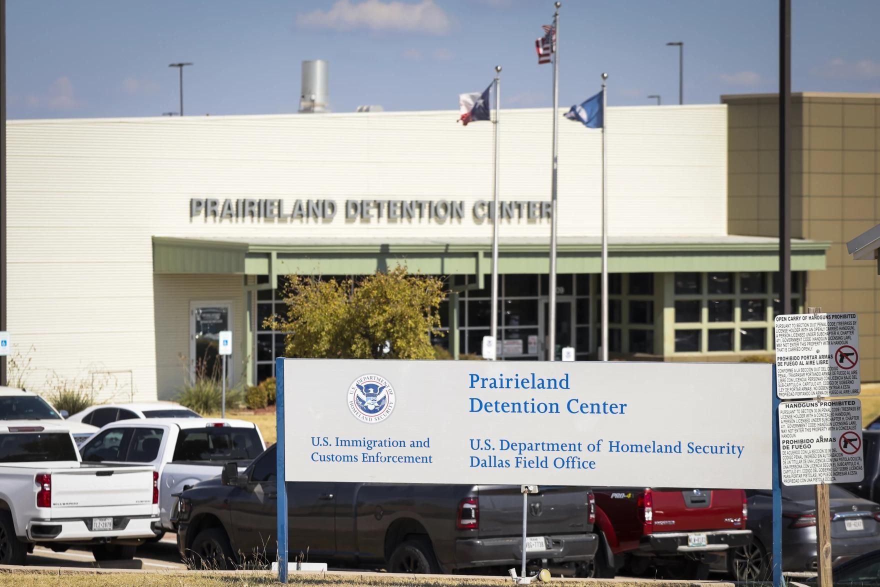 Prairieland ICE Detention Center в Альварадо, Техас