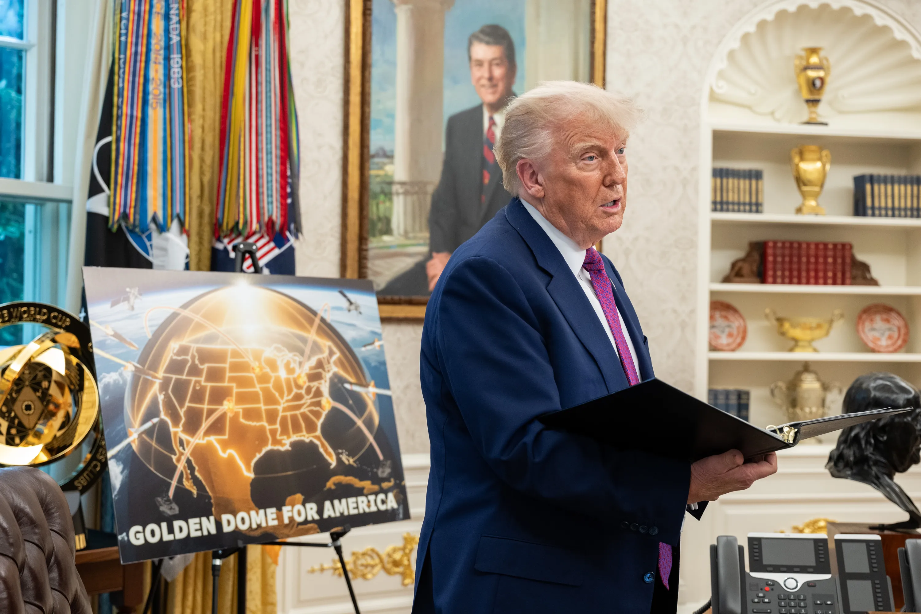 Трамп представляет проект «Золотой купол» — масштабную систему противоракетной обороны
