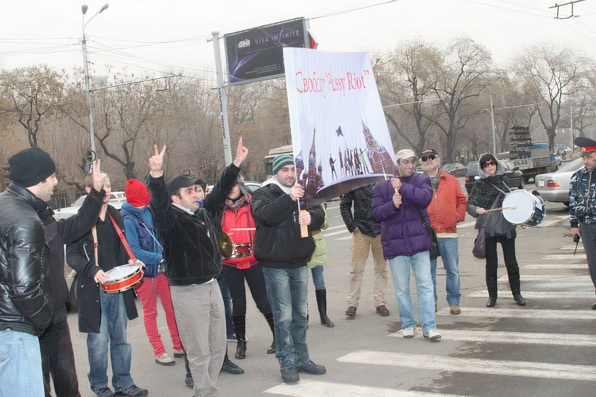 Акция в поддержку Pussy Riot, 2012 год
