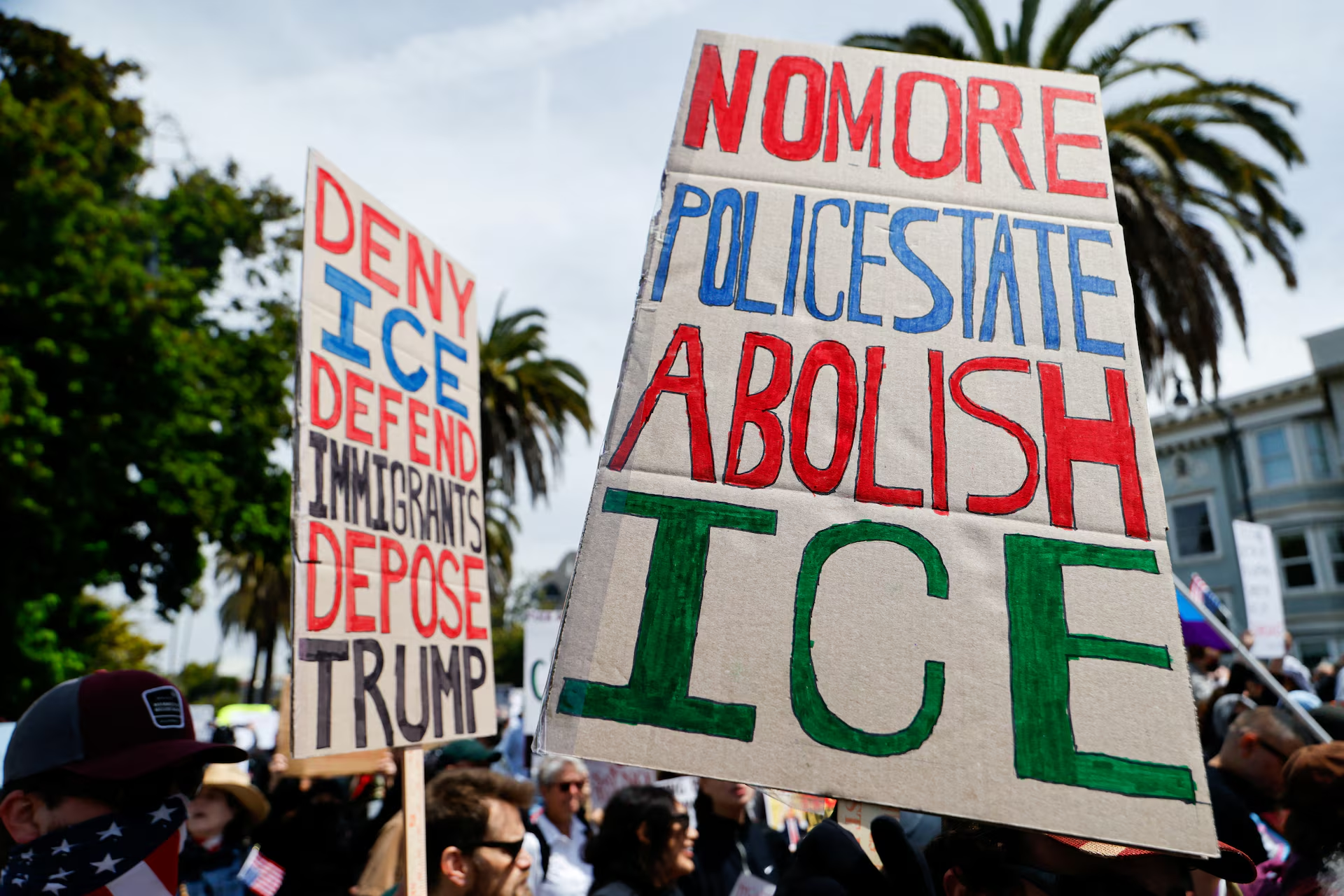 Протесты в Сан-Франциско, Калифорния