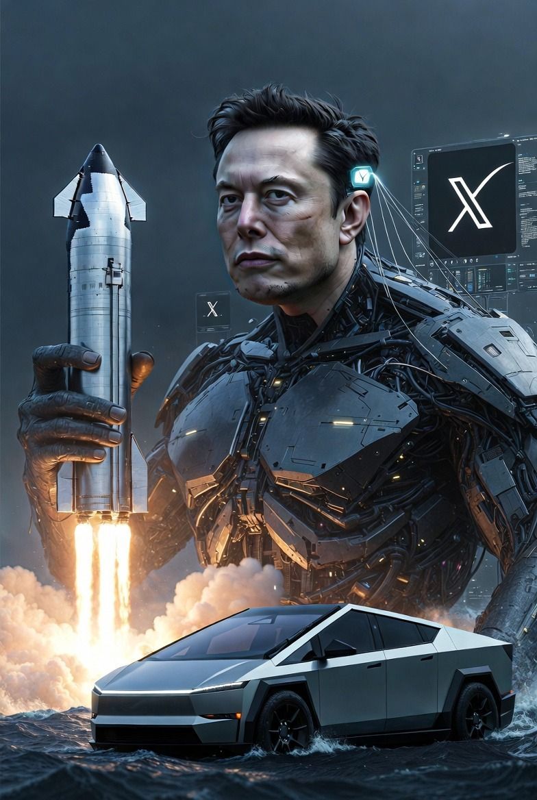 Илон Маск, создатель Tesla, Grok и SpaceX стал обладателем капитала в триллион долларов и воплощением новой модели власти