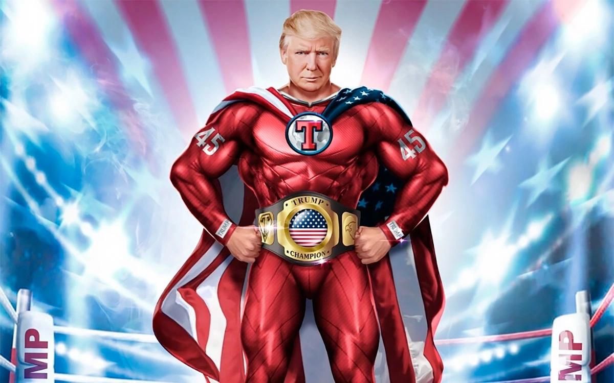 Карточка из NFT-коллекции Дональда Трампа