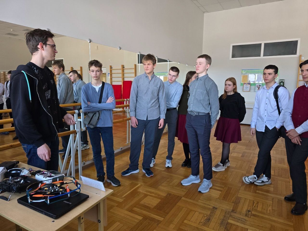 Мастер-класс в одной из школ