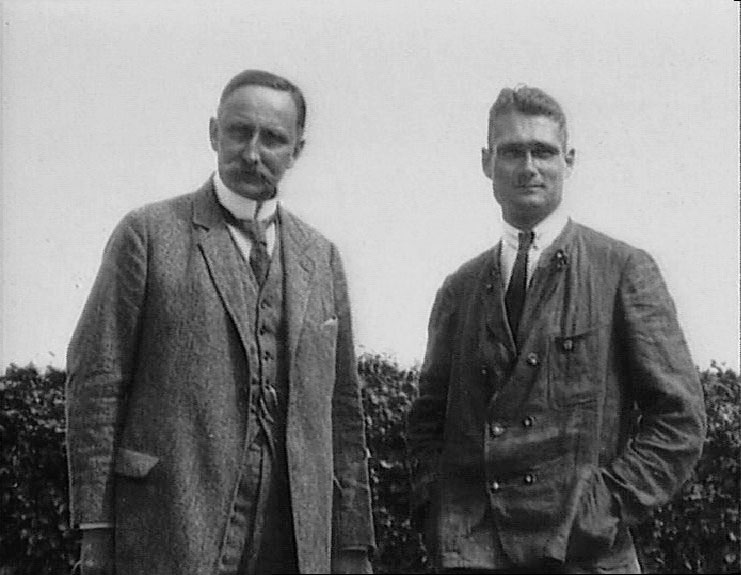 Карл Хаусхофер и Рудольф Гесс, 1920