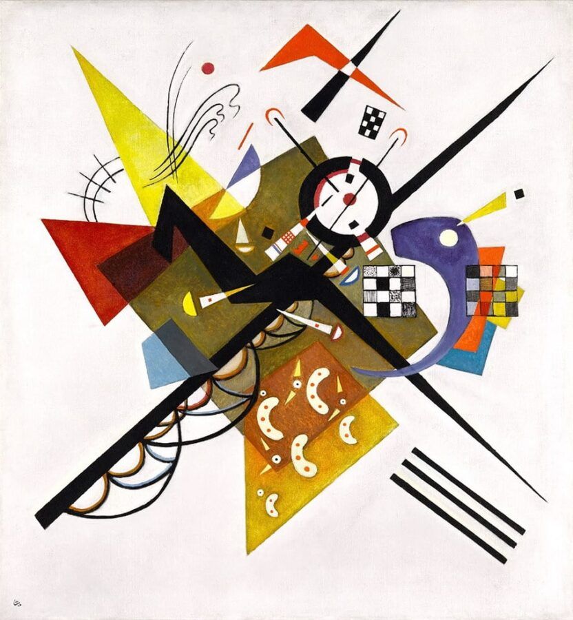Василий Кандинский «На белом II», 1923