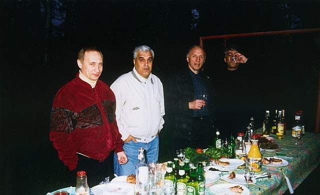 Путин на даче в 1990-е