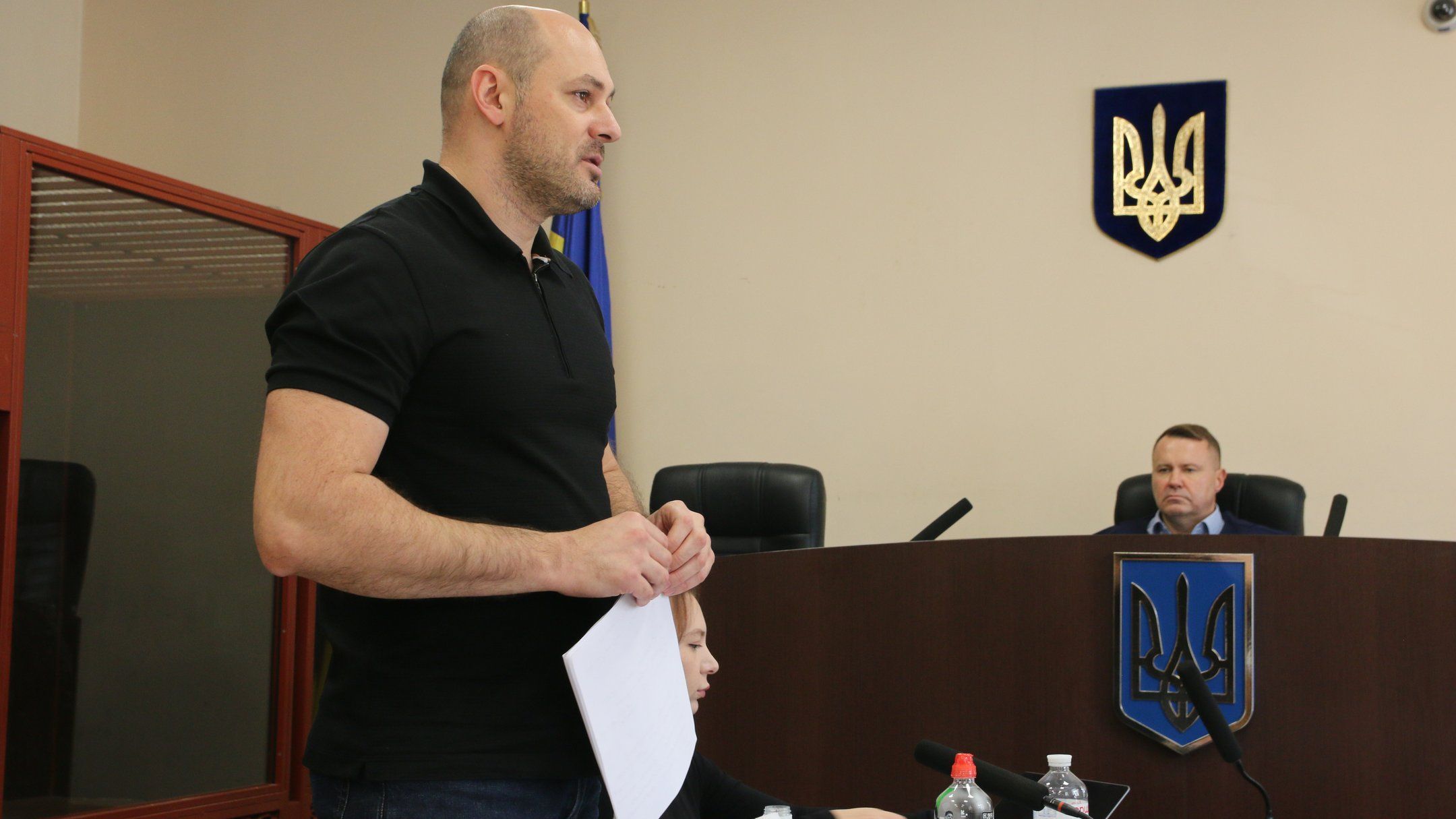 Руслан Магамедрасулов на судебном заседании