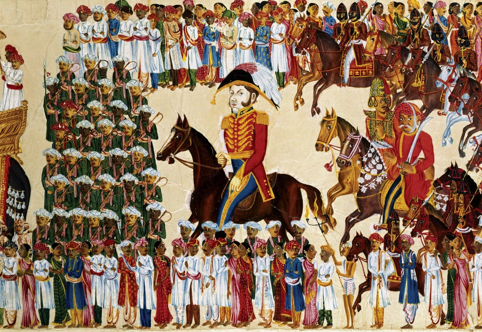 Чиновник Ост-Индской компании на церемониальном шествии, ок. 1825–30