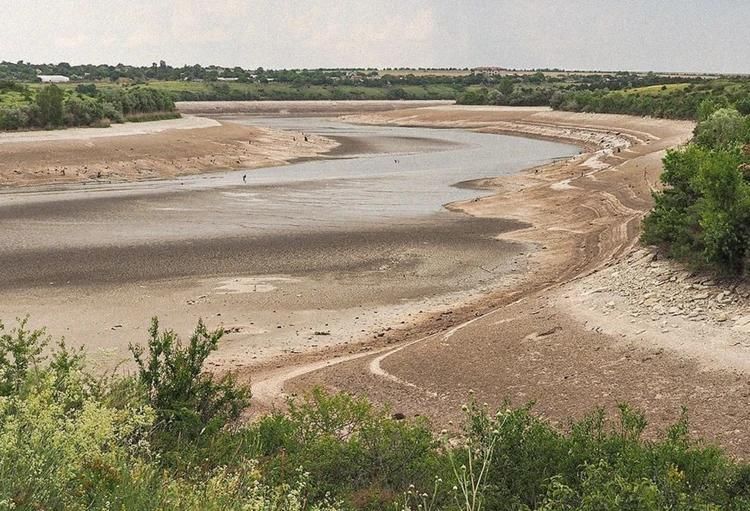 Каховское водохранилище сейчас