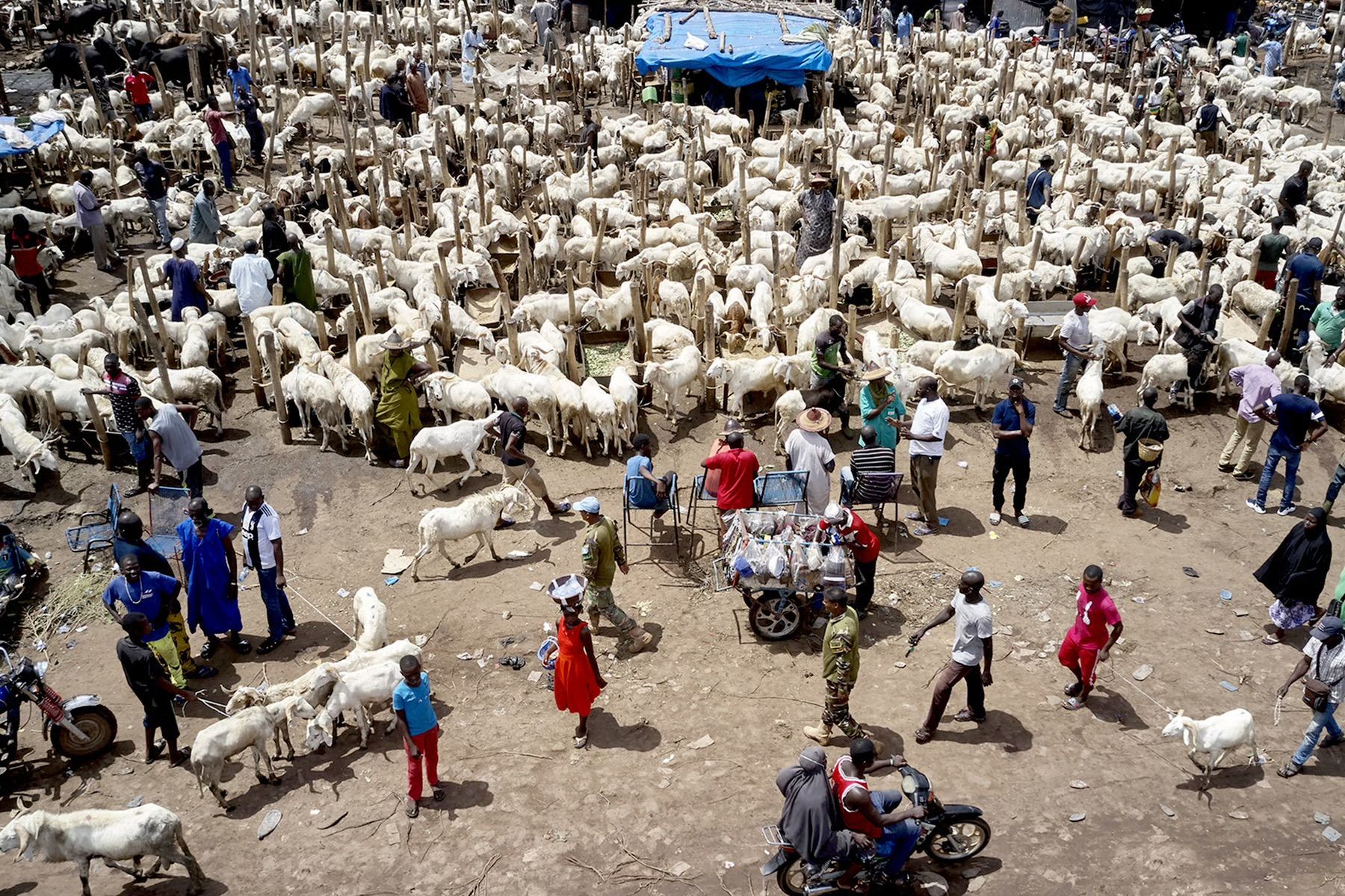 Рынок в Бамако (столица Мали)